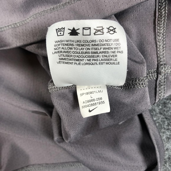 Nike Dri-FIT Tank Top Women's Large Gray‎ Racerback Running Athletic AO9966-056 - Picture 11 of 16
